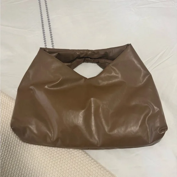 NWT Kassl Editions Anchor Hand Small Oil Camel Designer Handbag - Picture 3 of 11